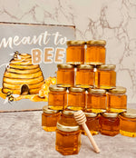 Mini 2oz (56g) Pure Raw Honey Jar w/ Mini Honey Dipper